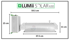 Комплект LUMII SOLAR 630W BOX PRO + 2 лампы GRO