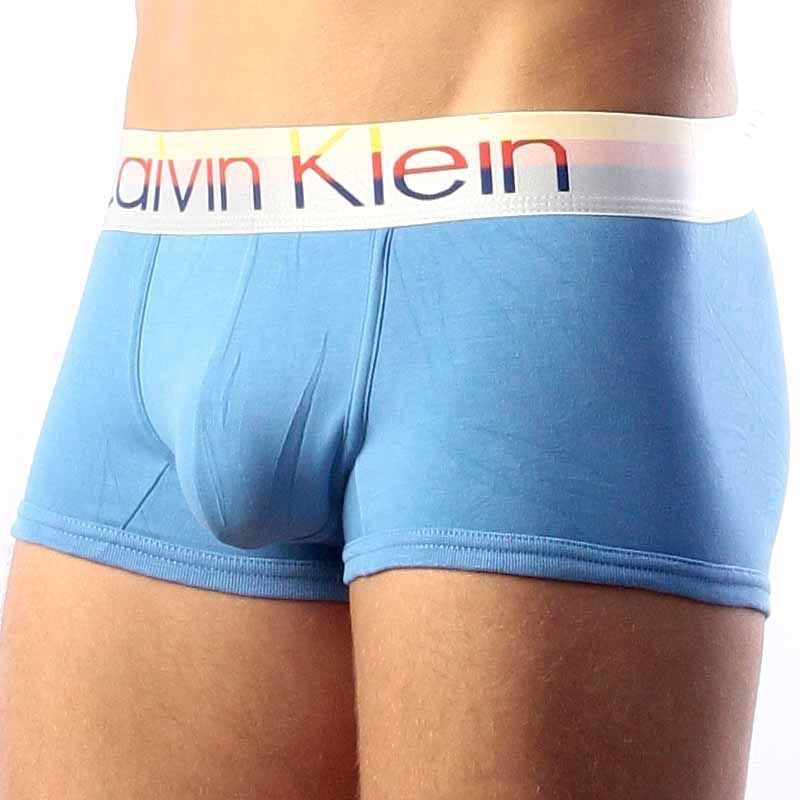 Мужские трусы боксеры Calvin Klein Steel Multicolor Blue