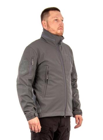 Куртка Фантом (софт-шелл, серый) 7.62 Novatex