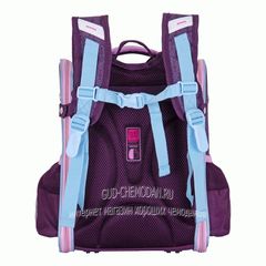 Школьный рюкзак Аcross для девочек с мешком для сменки Роза спинка