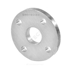 Фланец сталь плоский Ду 80 Ру6 тип 01 ряд 1 исп. B ГОСТ 33259-2015
