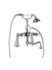 Cezares LORD-PBV2-01-M LORD-PBV2-01-M Смеситель на борт ванны с поворотным изливом и ручным душем, Хром, ручка ручного душа Хром фото