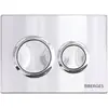 Berges 43377 Комплект : инсталляция NOVUM кнопка O3 хром глянец, унитаз VITA Rimless 49 см, сиденье дюропласт микролифт, быстросъём