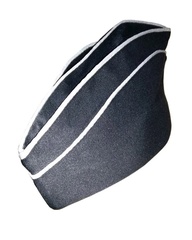 Черная пилотка с белым кантом - Магазин тельняшек.руПилотка ВМФ в Магазине тельняшек