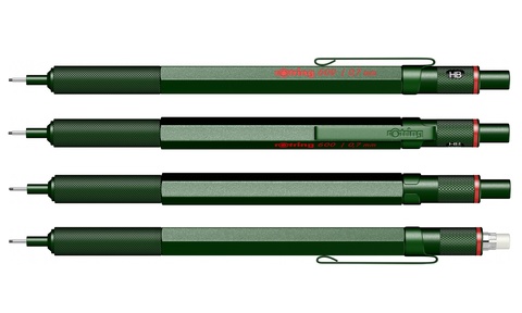 Карандаш механический Rotring 600 Metal Green, 0,7 mm (2114269)