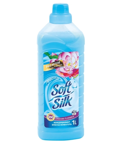 Soft silk Ополаскиватель для тканей Dream flower 1л Фабрика Ромакс