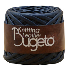 Knitting Leather Dark Blue