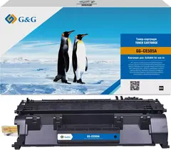Картридж лазерный G&G GG-CE505A GG-CE505A UNIVERSAL черный (2300стр.) для HP LaserJet P2035, P2035n, P2055d, P2055dn, P2055x; LaserJet Pro 400 M401, M401a, M401n, M401d, M401dn, M401dne, M401dw, MFP M425, MFP M425dn, MFP M425dw Canon i-SENSYS LBP6300