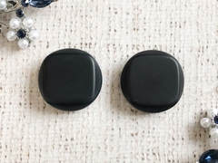 Пуговицы костюмные на полуножке, d 3 см, чёрный