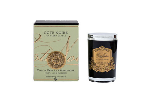 Свеча ароматическая 75г Cote Noire Persian Lime в стеклянном стакане