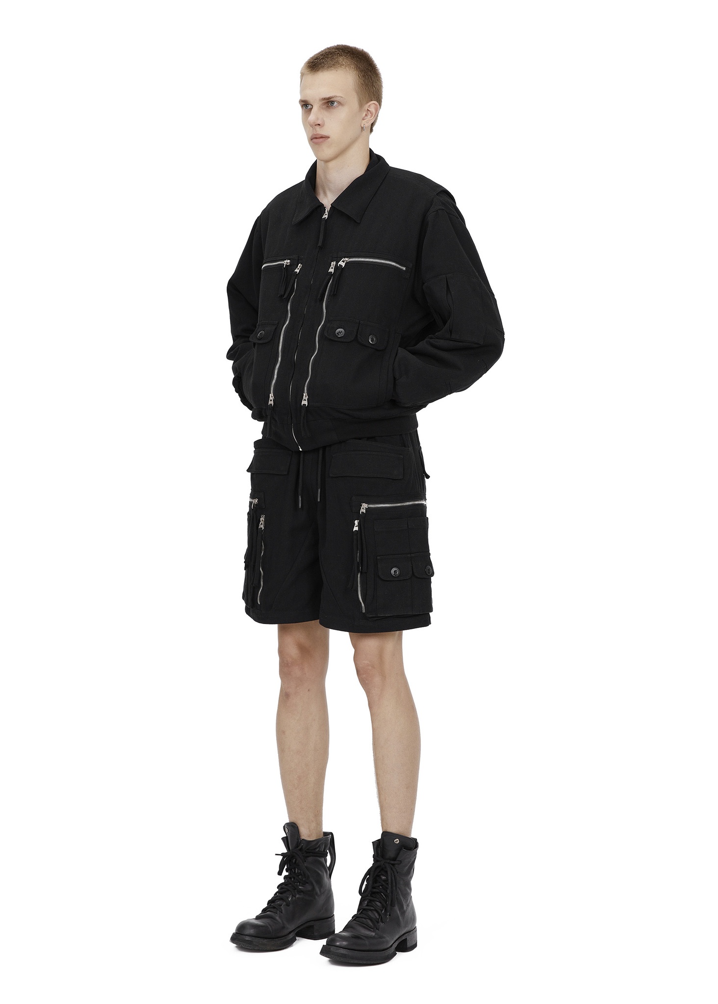 ★OY★MULTI ZIP CARGO SHORTS - BLACK★正規品/韓国直送料込 610XQLQtcqL._AC_SX385_.jpg