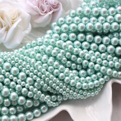 Майорка нежно-зелёная 6 мм, 1 нить, МА145