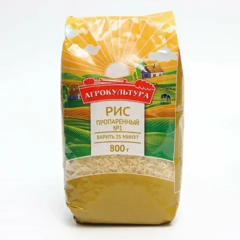 Рис Агрокультура Пропаренный №1 800гр