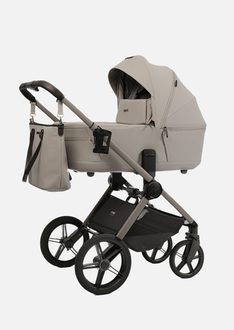 Peppy Коляска детская Monaco thermo 2 в 1 Mocca (кофе), рама серо-коричневая