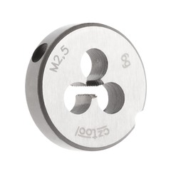 Плашка М 2,5х0,45 DINEN22568 115CrV3 6g 16х5мм Bucovice(CzTool) 210025