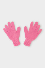 перчатки  для девочки  К 125/25/насыщенный коралл