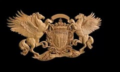 Силиконовый молд № 2623 Пегасы