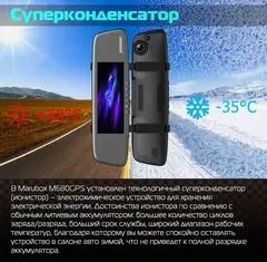 Видеорегистратор с GPS-информатором Marubox M680GPS + карта памяти 64Gb