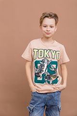 103_БК25 Футболка кор.рукав, бежевый