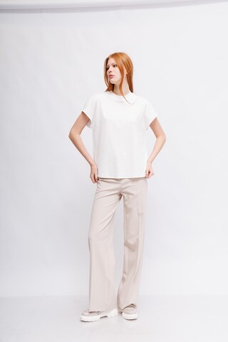 Marc Cain Широкие брюки расслабленной джинсовой модели