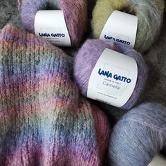 Lana Gatto Cannella (48% Бэби Альпака, 32% Меринос, 20% ПА, 50гр/200м)