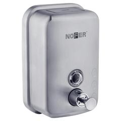 Диспенсер для мыла с кнопкой 600 мл. нерж. сталь INOX 03001.06.S матовый