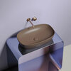 Ceramica Nova Element CN6049MDB Умывальник чаша накладная овальная, 60x38, цвет: темно-коричневый матовый