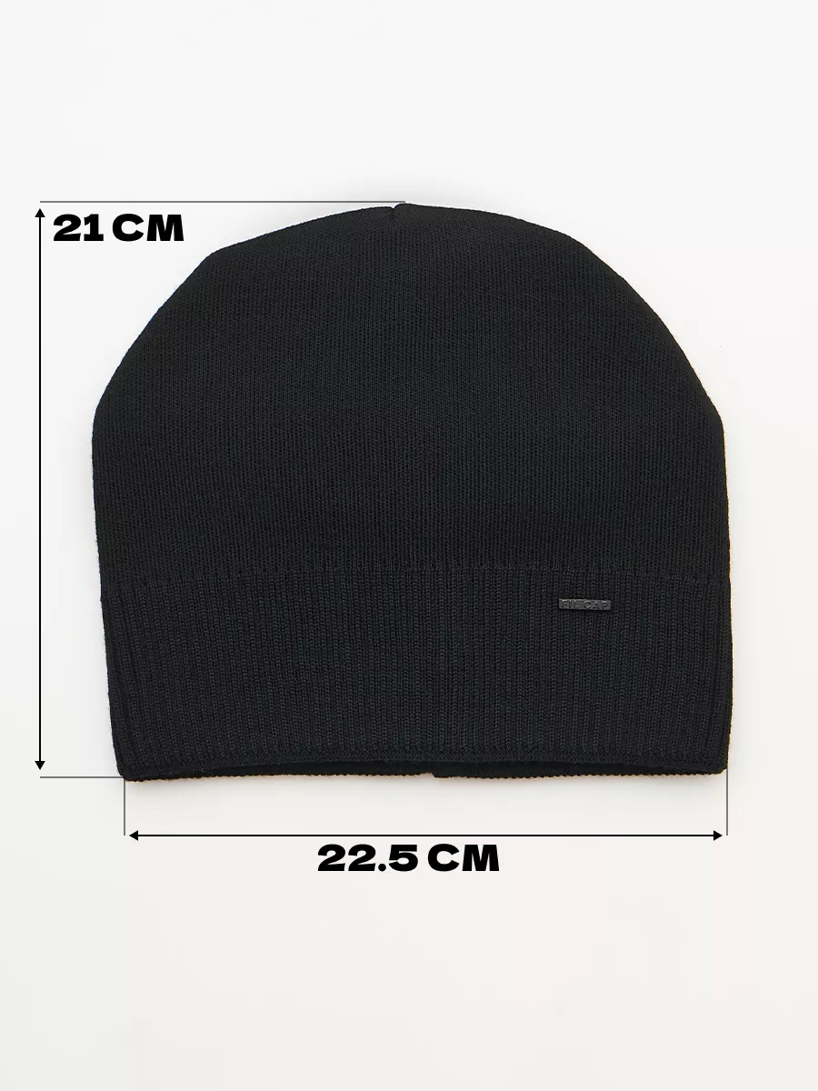 Шапка бини зимняя весенняя с флисом