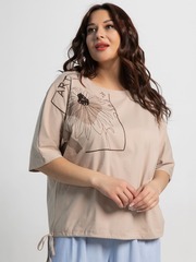 Блуза Злата (бежевая) Б15526-4М LT Collection