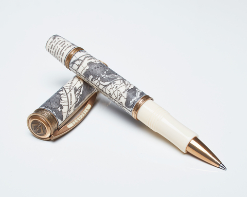 Ручка-роллер Visconti Amerigo Vespucci LE, Ivory BT, стержень: FBlack (Vs-557-52)