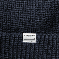Шапка Alpha Industries Essential Watch Cap Replica Blue (Синяя)