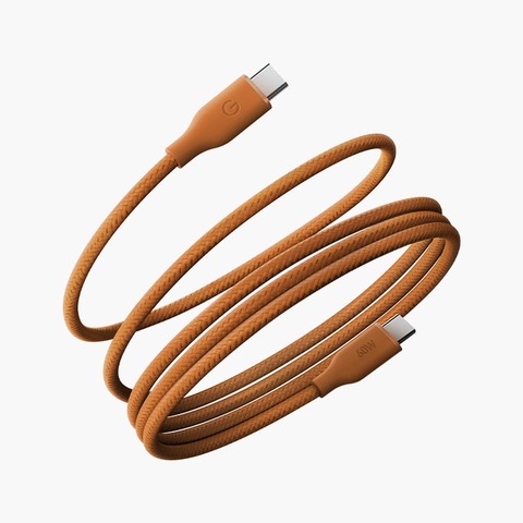 Кабель магнитный Energea HELIX MAGNETIC, USB-C to USB-C, 60W 1.5M, Оранжевый | Orange