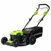 Газонокосилка аккумуляторная Greenworks GD40LM46SP, 40V, 46см, самоходная, бесщеточная, c 1хАКБ 8 Ач и ЗУ (2506807UH) — фото 4