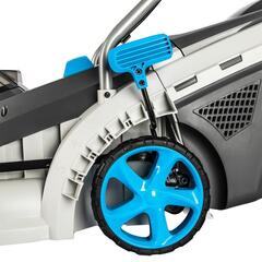 Газонокосилка аккумуляторная DDE BlueTech LMB 3840 (ширина 38 см, высота 25 - 75 мм, сборник, без ЗУ и АКБ)