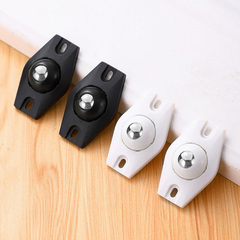 Ролики мебельные поворотные самоклеящиеся (4шт в компл) белые