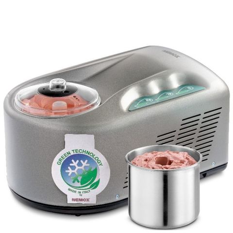 Мороженица Nemox I-Green Gelato Pro 1700 UP Silver серебро 1,7 л (автоматическая)