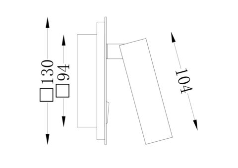 Бра Technical Ios 176 C175-WL-01-6W-MG