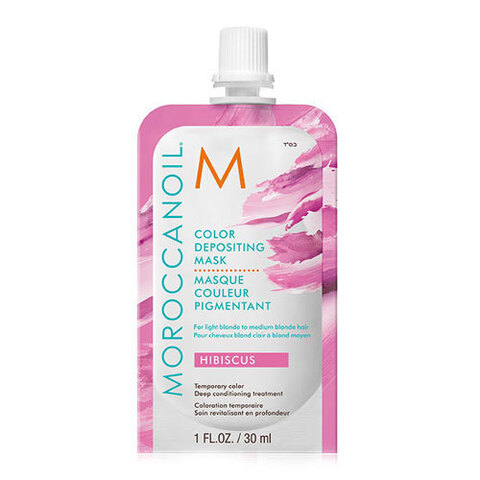 Moroccanoil Color Depositing Mask Hibiscus - Маска тонирующая для волос, гибискус