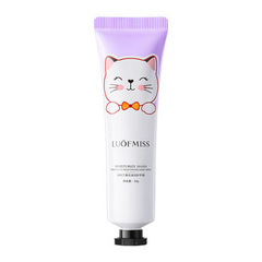 Əl kremi \ Крем для рук \ Hand Cream Beautecret  cute moisturize cat purple 30q