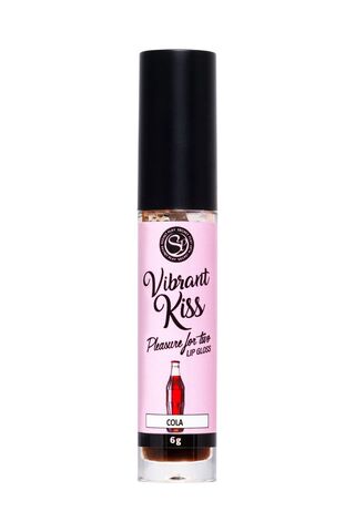 Бальзам для губ Lip Gloss Vibrant Kiss со вкусом колы - 6 гр. - Secret Play 3657