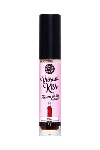 Бальзам для губ Lip Gloss Vibrant Kiss со вкусом колы - 6 гр. - Secret Play 3657