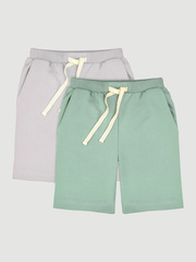 Шорты удлиненные Mjölk Magic Mint/White Sand, сет 2 шт.