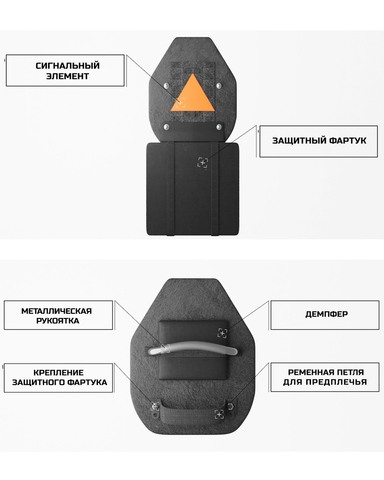 Щит пулестойкий ручной «ОТБОЙ-3»