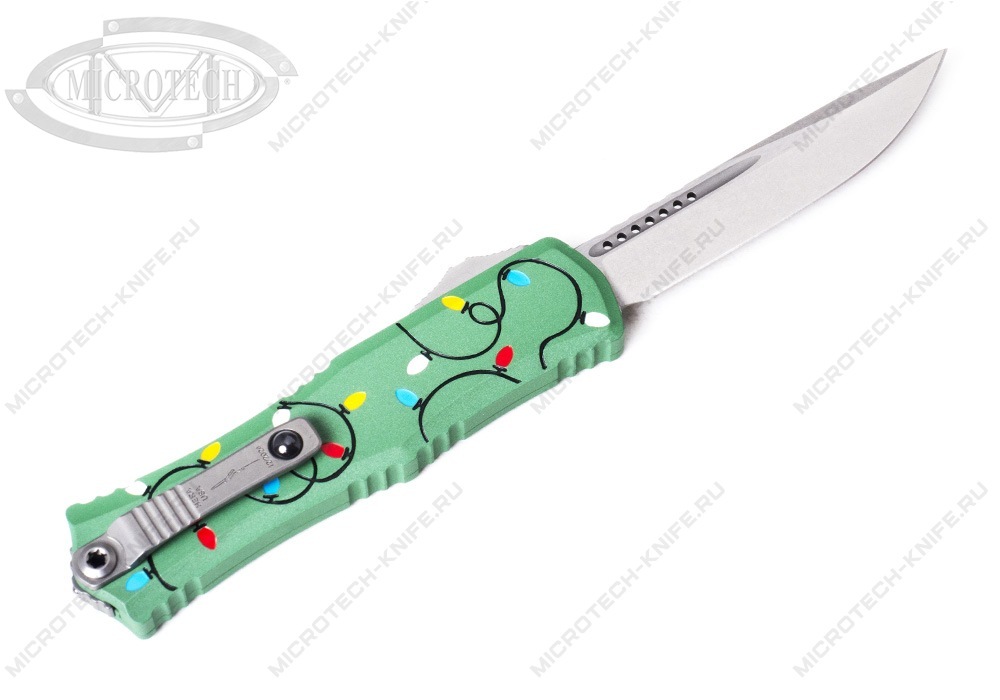 Нож Microtech 1703M-10GRCMAS Mini Hera Christmas Signature - фотография 