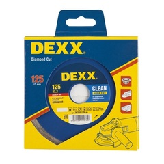 DEXX Clean Aqua Cut, 125 мм, (22.2 мм, 5 х 1.8 мм), сплошной алмазный диск (36703-125)