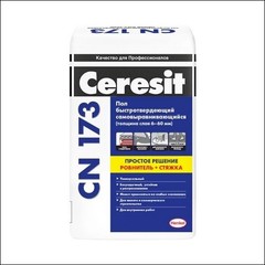 Смесь самовыравнивающаяся быстроотвердеющий пол CERESIT CN 173 (серый)