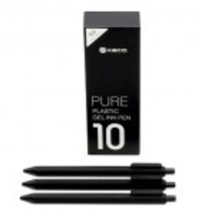 Набор гелевых ручек KACO Pure Gel Ink Pen Black (10 шт)