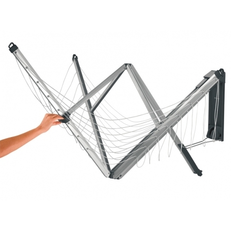 Настенная сушилка для белья WallFix (24 метра навески), с чехлом, арт. 375842 - фото 11