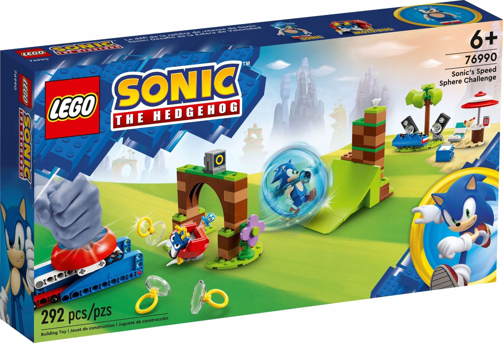 Конструктор LEGO Sonic Вызов Сферы Скорости Соника/ Лего Соник 76990 купить  в Москве | Доставка по России.