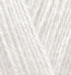 Пряжа ALIZE "Angora Gold" 599 слоновая кость